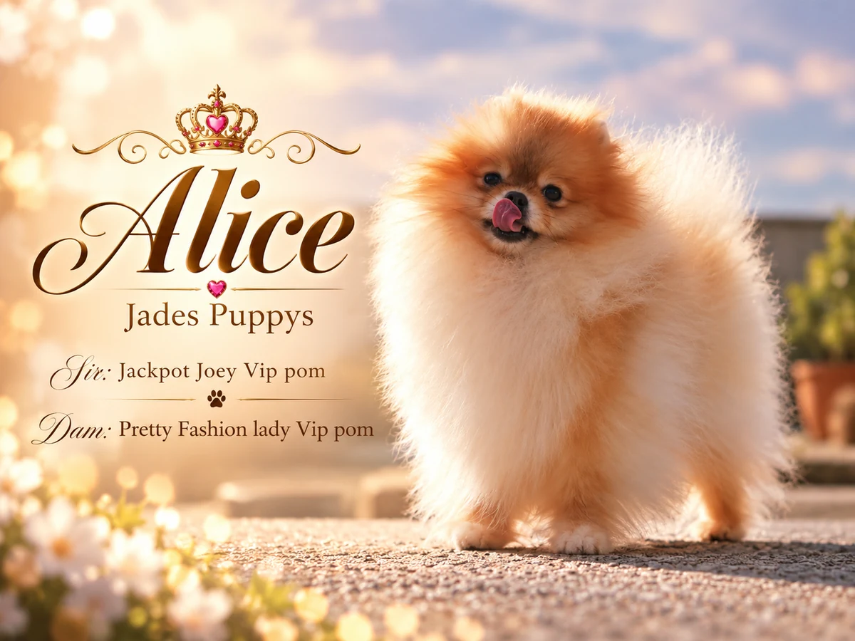 Alice Jades Puppys - Lice Loulou de Poméranie